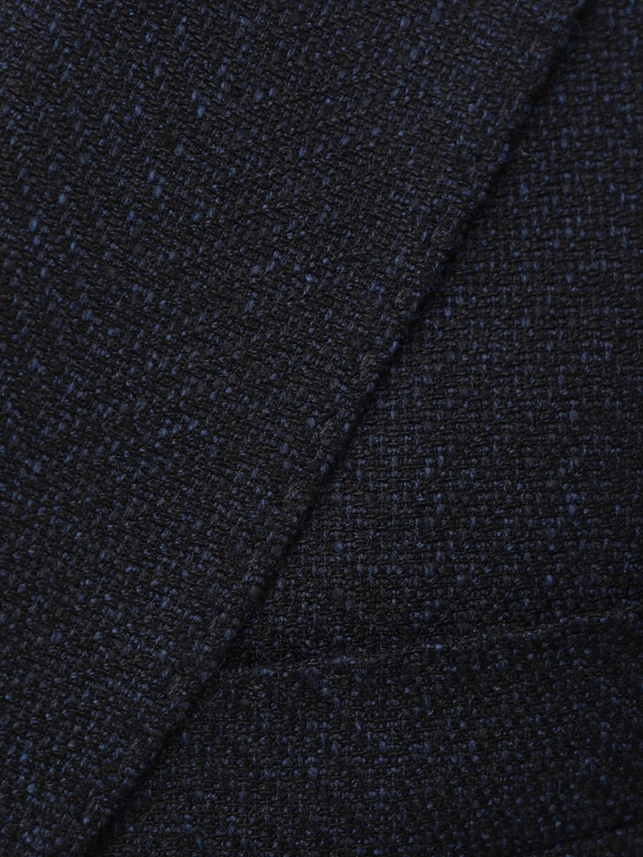 Пиджак Slim Fit из хлопка и вискозы BOSS 50538028/404 Синий  Фото 6