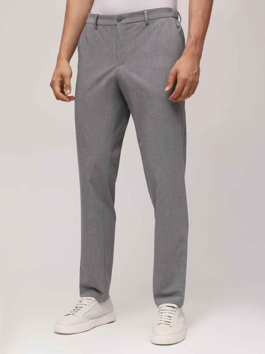 Брюки Slim Fit BOSS 50535709/030 Серый  Фото 4