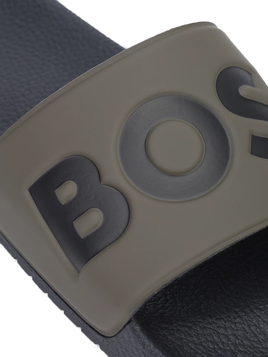 Шлепанцы резиновые Aryeh BOSS 50536835/342 Хаки  Фото 5