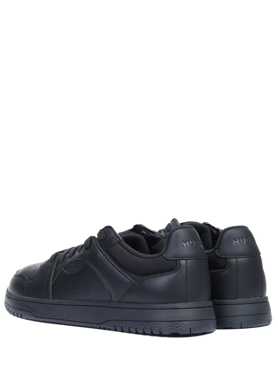 Кеды из экокожи Hadrian HUGO 50536201/001 Черный  Фото 4