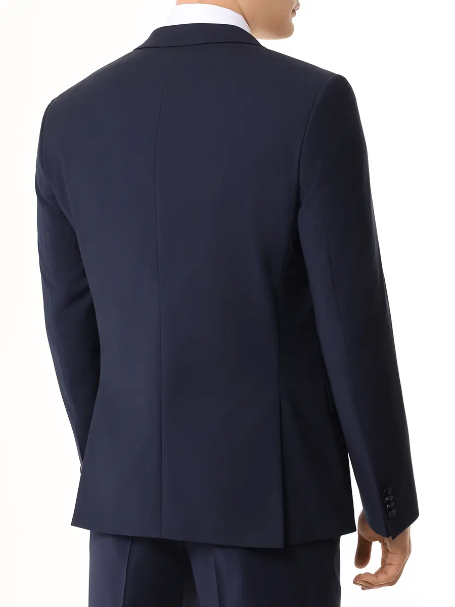 Пиджак шерстяной HUGO 50446541/405 Синий  Фото 3