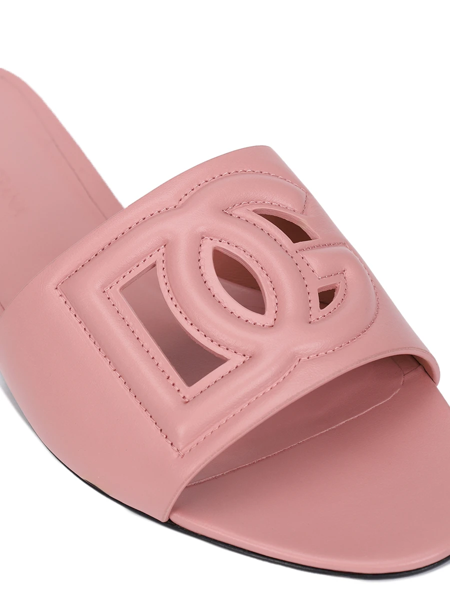 

Шлепанцы кожаные Bianca, Розовый, CQ0436 AY329 80405