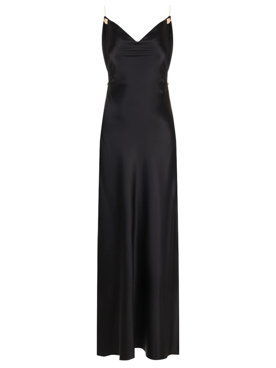 Платье шелковое DANAME 625SS6602S/BLACK Черный 