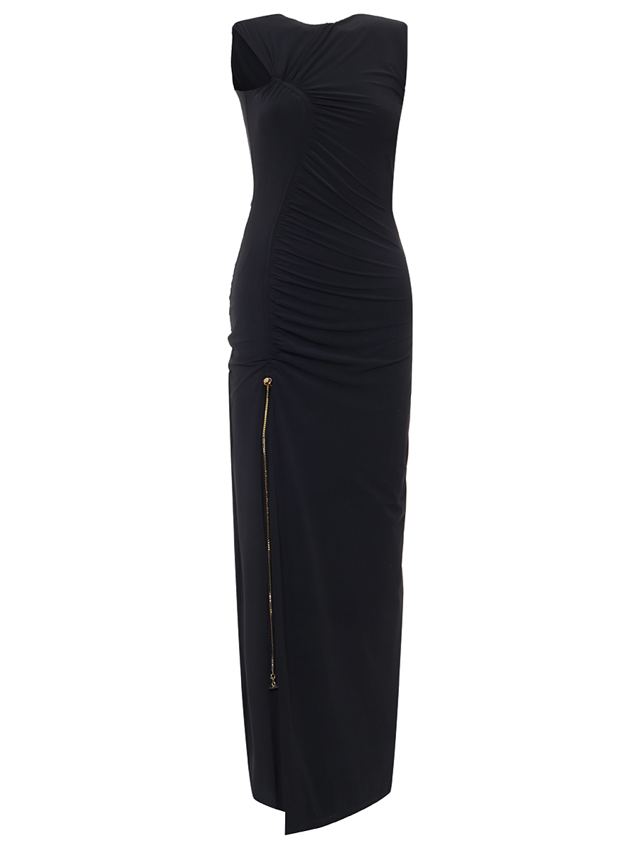 Платье с разрезом DANAME 625SS6625O/BLACK Черный  Фото 2