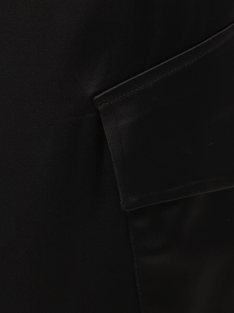 Брюки-карго атласные DANAME 325SS3605A/BLACK Черный  Фото 6