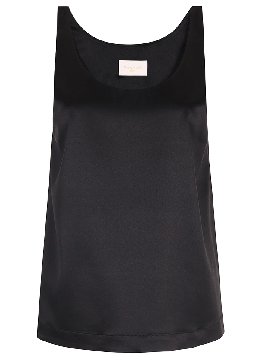 Топ шелковый DANAME 725SS7609S/BLACK Черный 