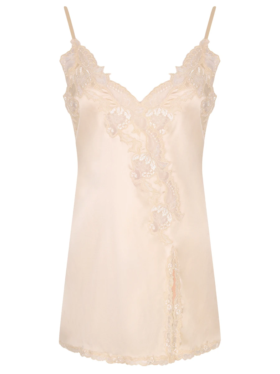 

Сорочка шелковая, Бежевый, DV0320 SO.10