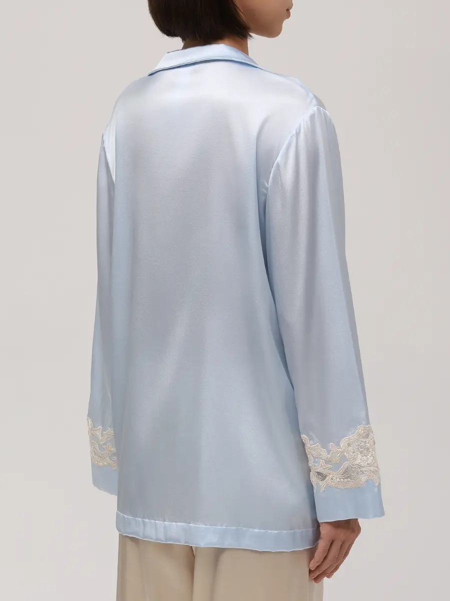 

Рубашка шелковая, Бежевый, DV0330 PIG.13