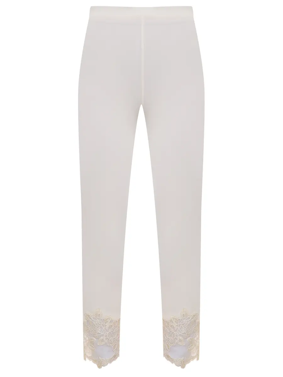 

Леггинсы с кружевом, Бежевый, DV0558 PA.10