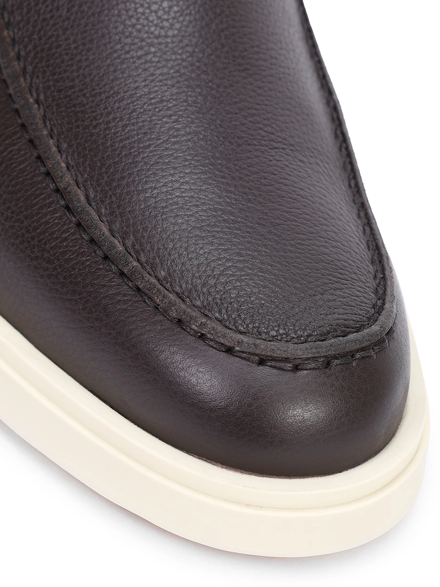 

Лоферы кожаные, Коричневый, MGDG17824TICSWLMT50