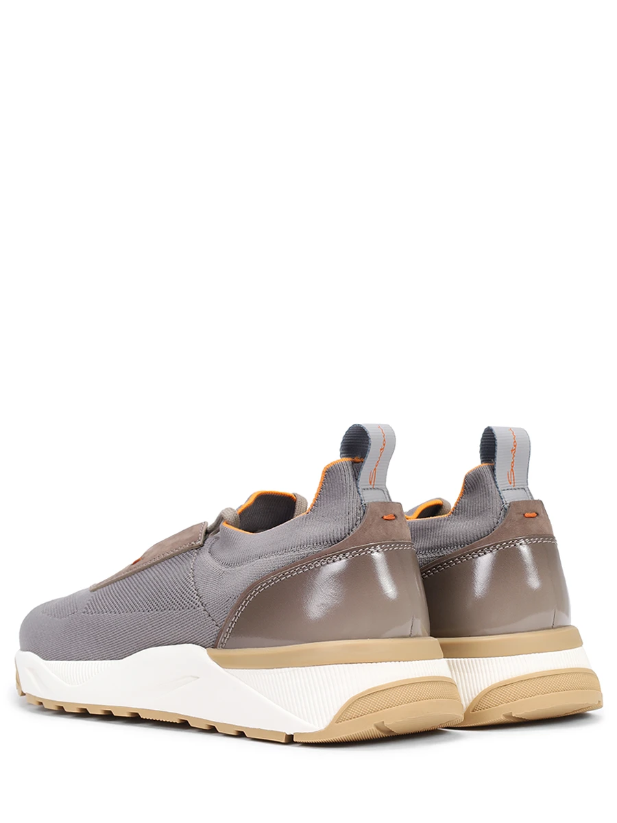 Кроссовки текстильные SANTONI MBIG21601BICCHODE62 Бежевый  Фото 4