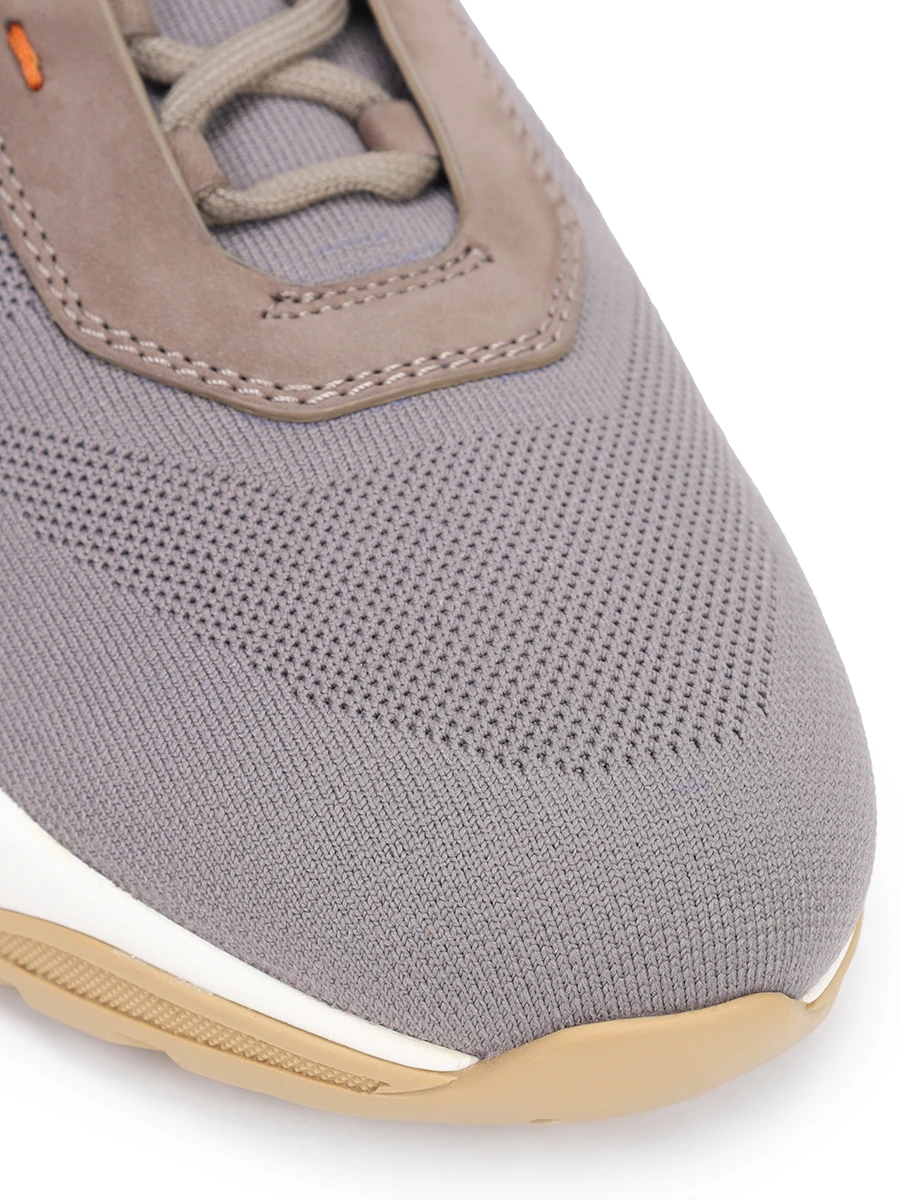 Кроссовки текстильные SANTONI MBIG21601BICCHODE62 Бежевый  Фото 5