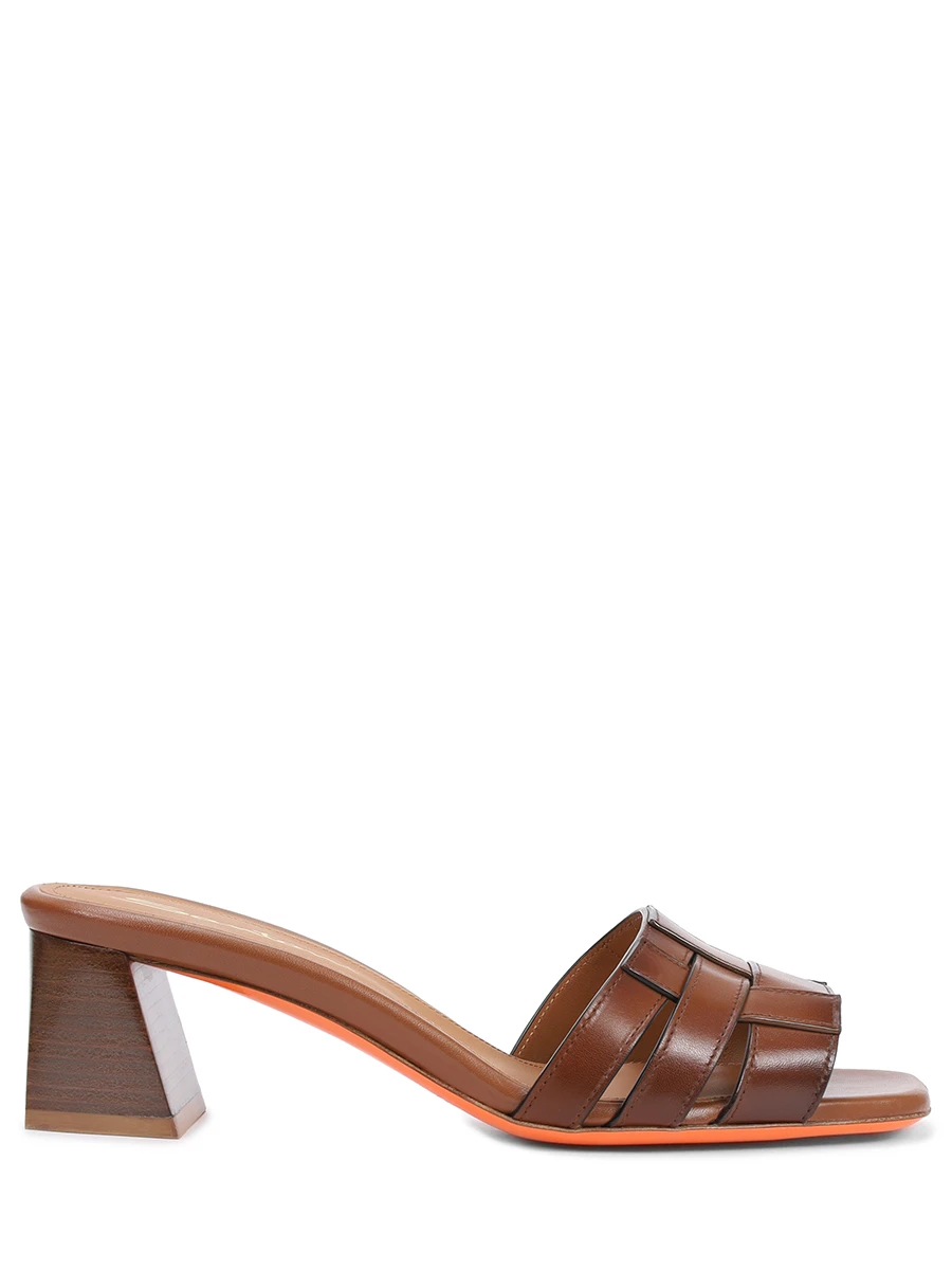 

Мюли кожаные, Коричневый, WHNG70831HA3TACGC39