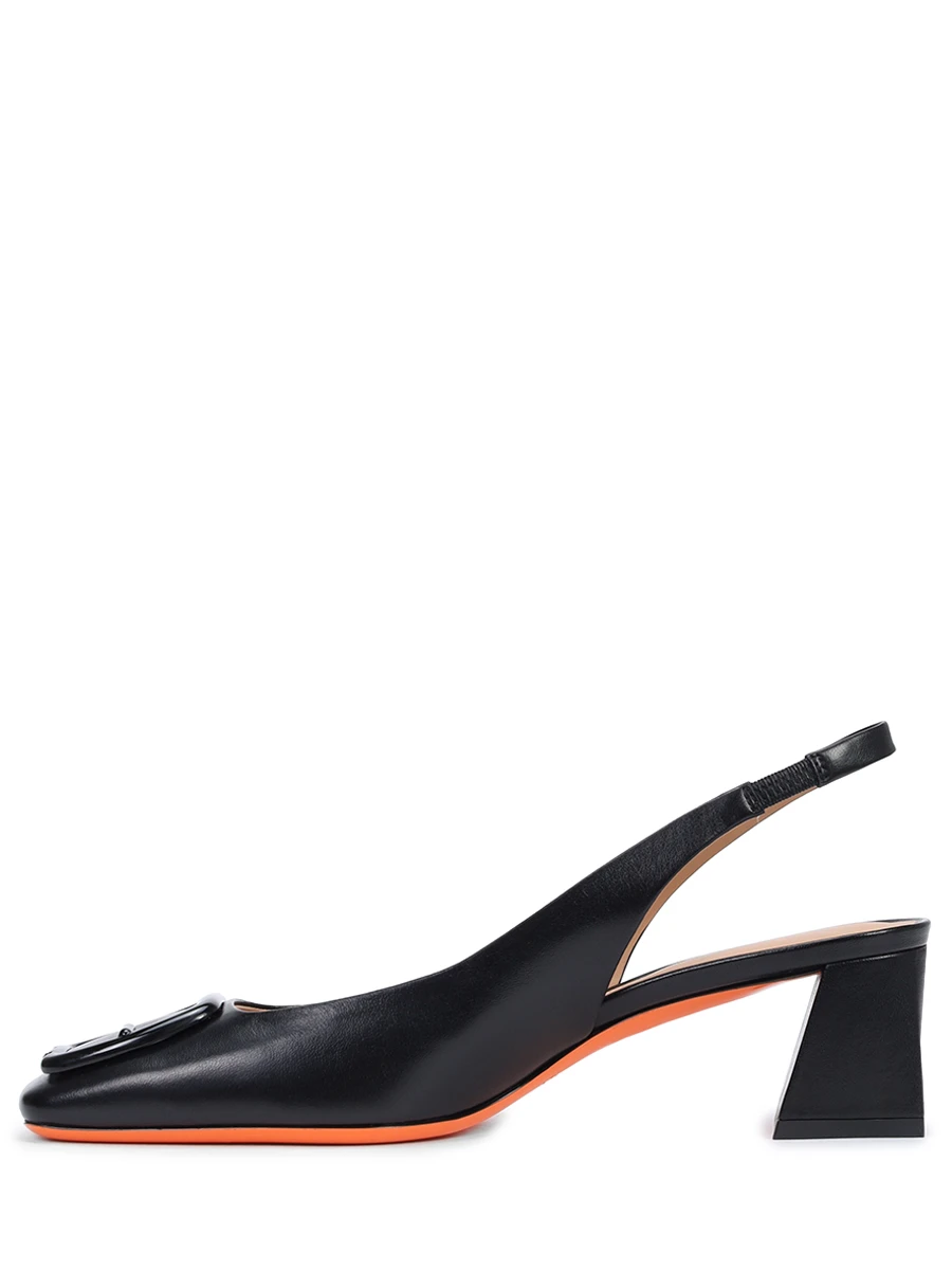 Туфли кожаные SANTONI WDMG70342HA2NSZAN01 Черный  Фото 3