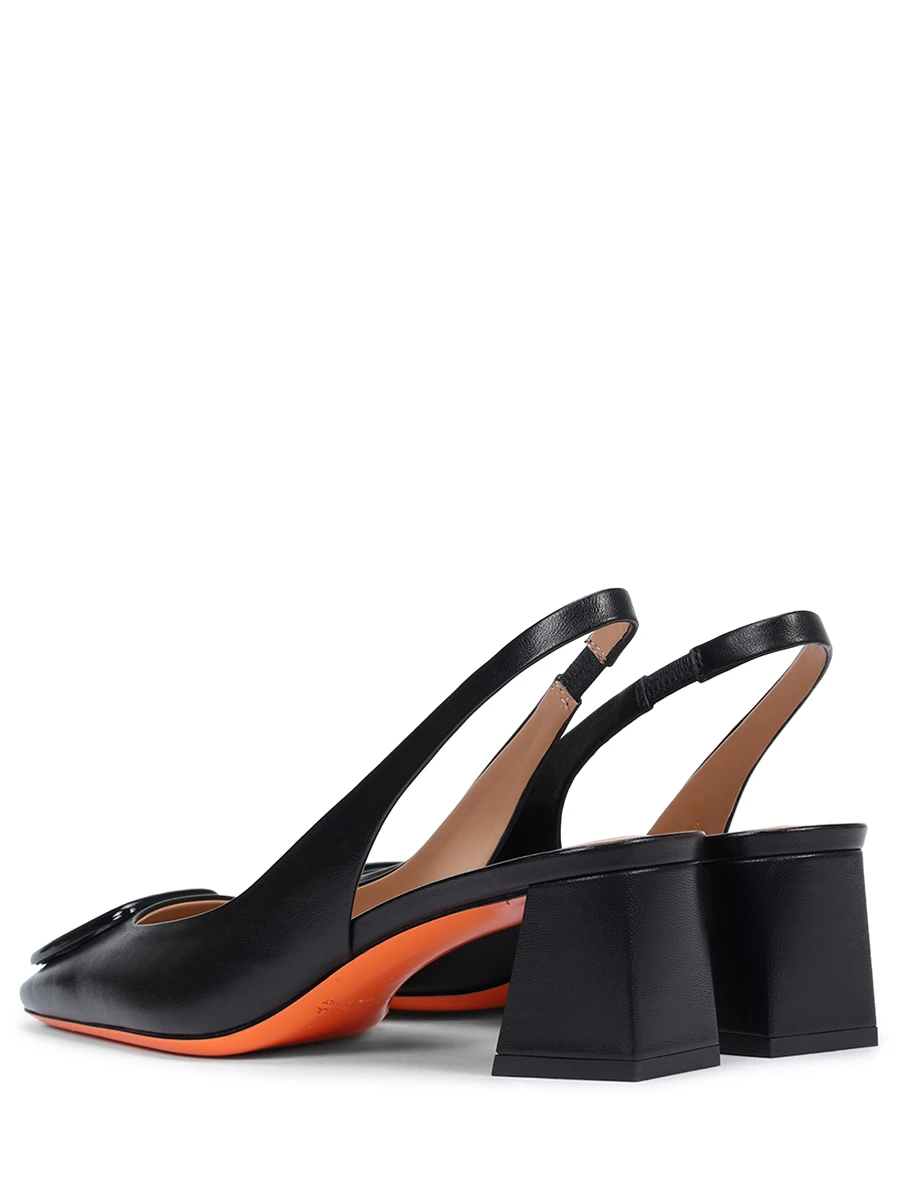Туфли кожаные SANTONI WDMG70342HA2NSZAN01 Черный  Фото 4
