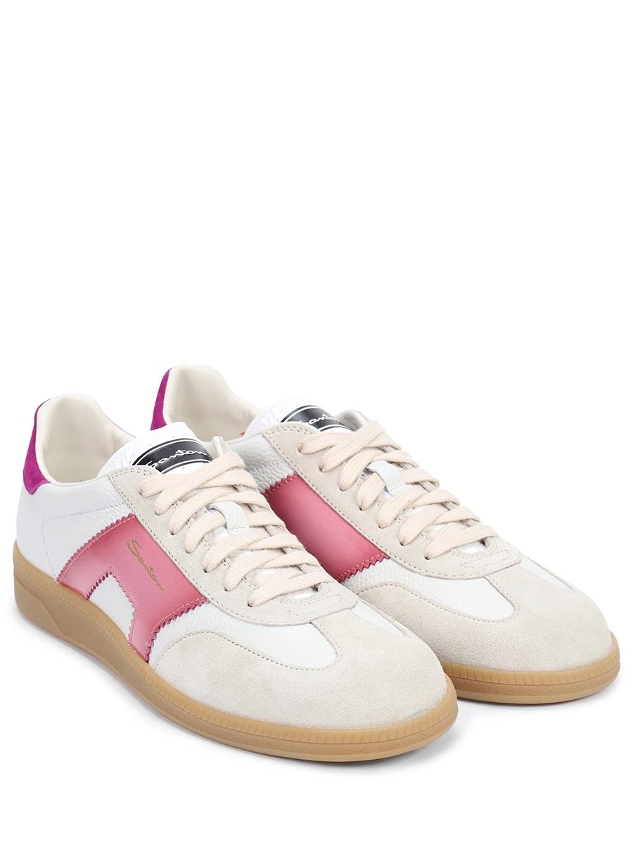 Кеды комбинированные SANTONI WBPG61221FARCQUII60 Белый  Фото 2
