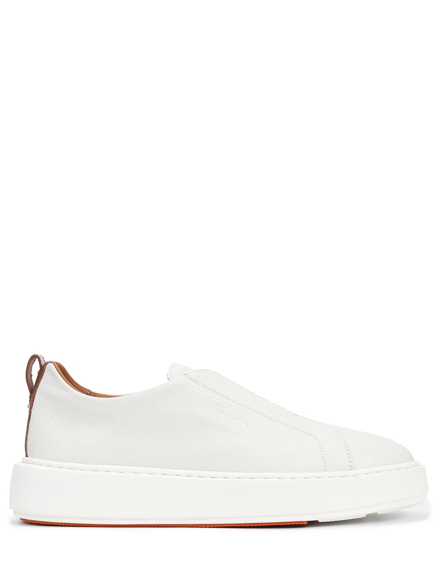 

Кеды кожаные, Белый, WBCG61323BARTLLKI50