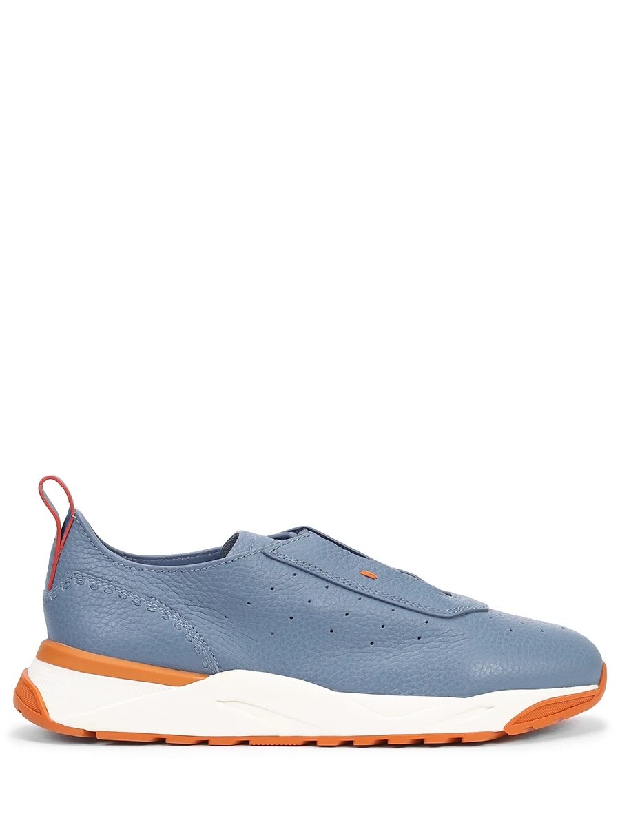 Кроссовки кожаные SANTONI MBIG22073BIRTMIAZ43 Синий 