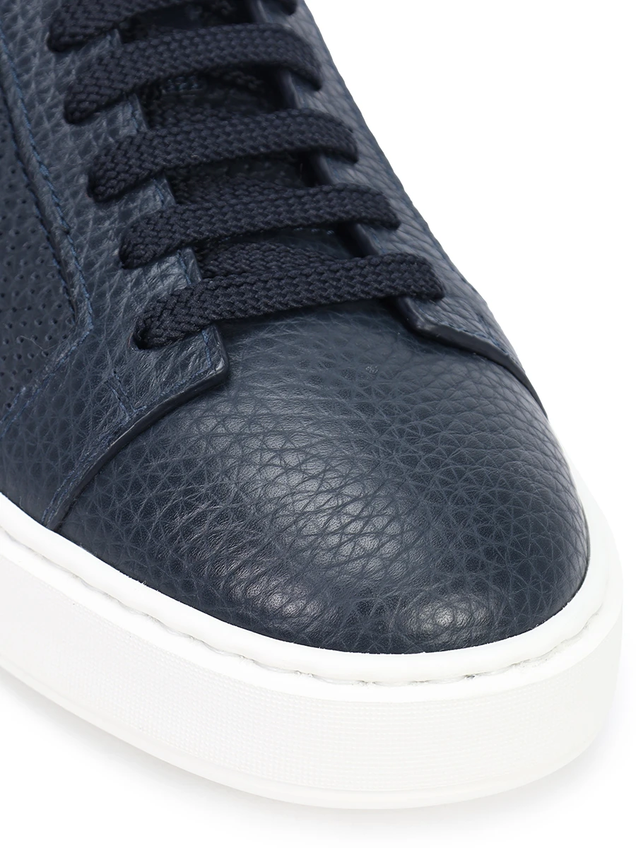 Кеды кожаные SANTONI MBCG21443BARCDIKU55 Синий  Фото 5