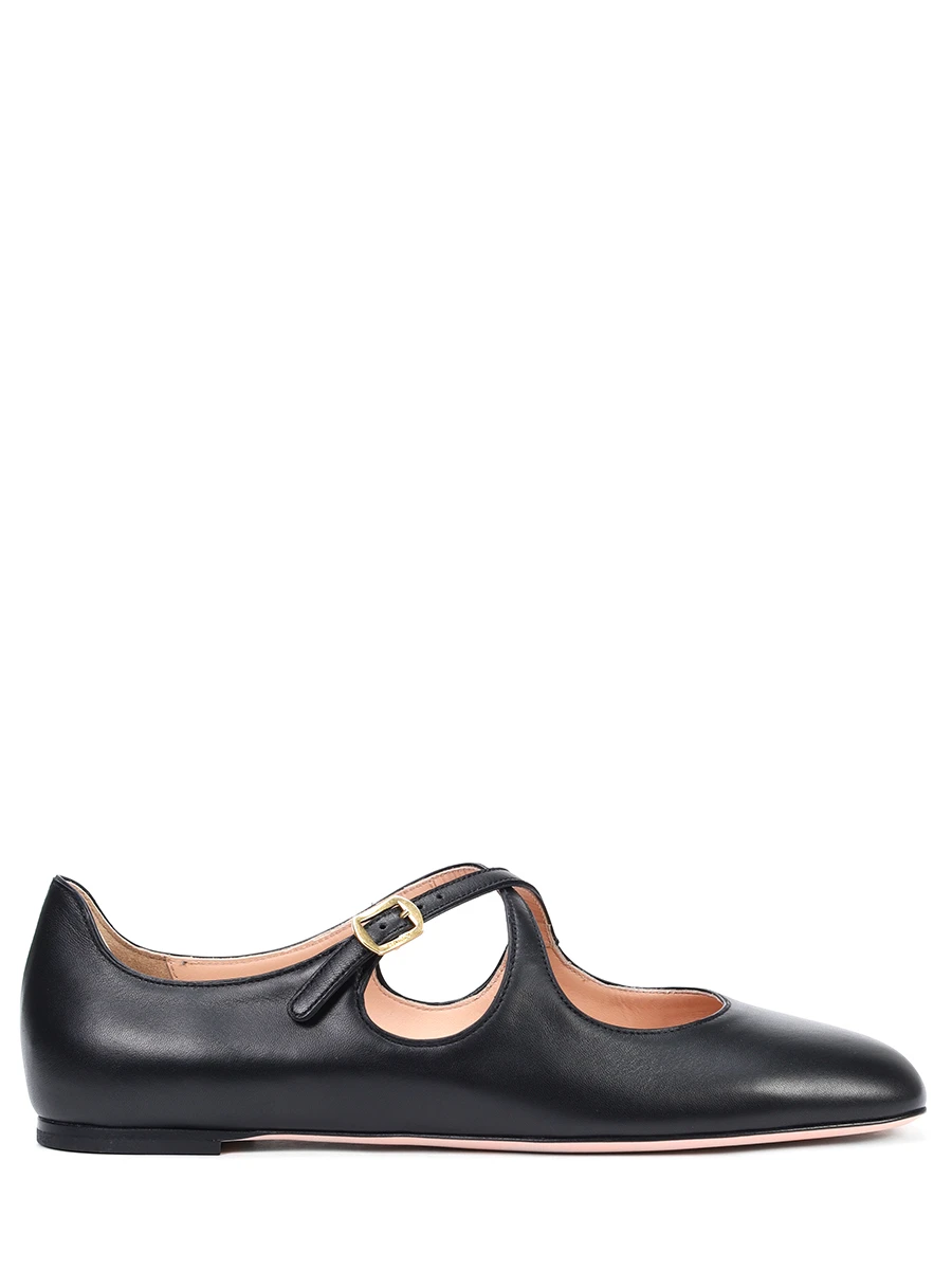 Балетки кожаные Beliska BALLY WA051B NA051 901 Черный 
