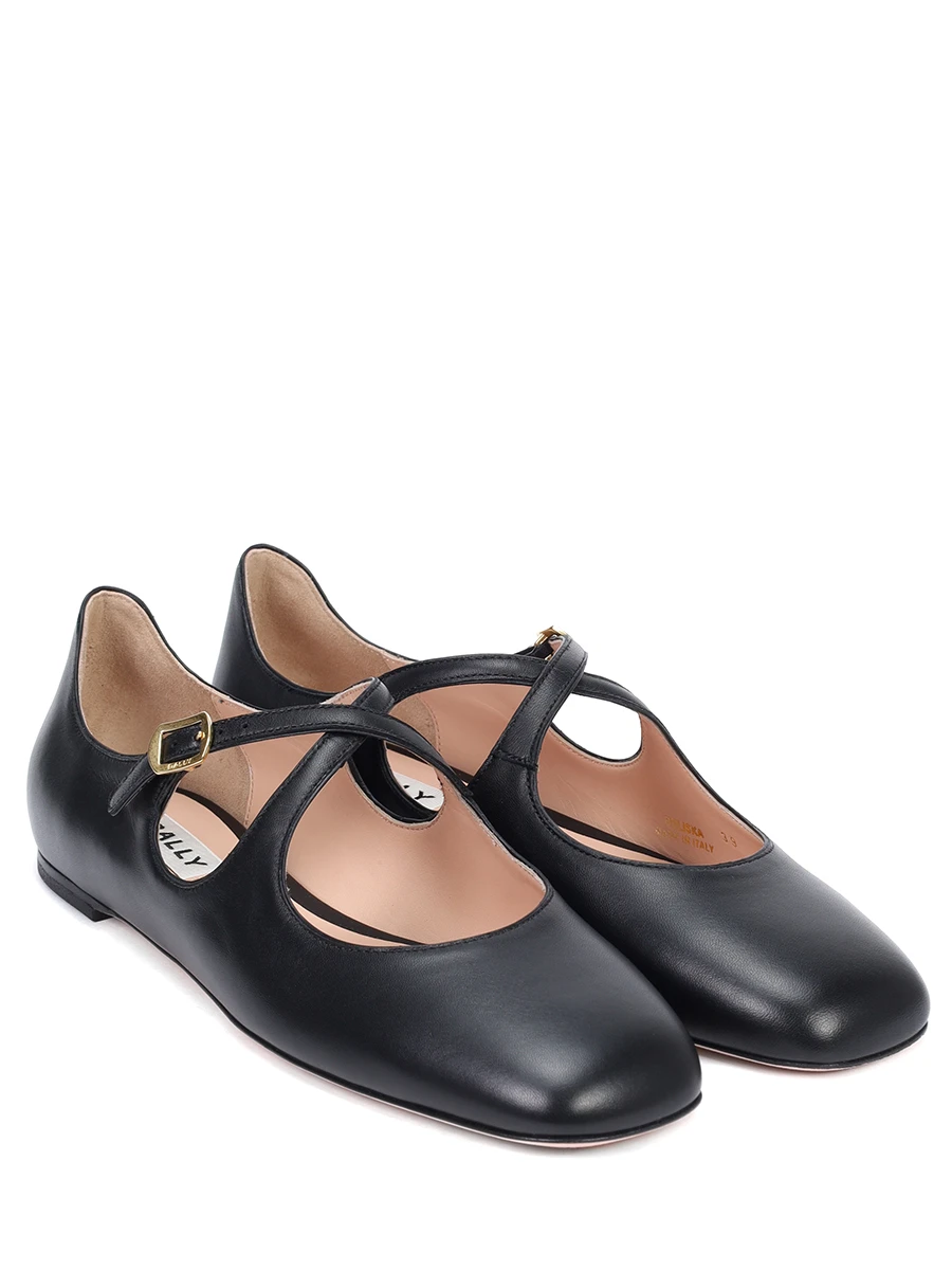 Балетки кожаные Beliska BALLY WA051B NA051 901 Черный  Фото 2