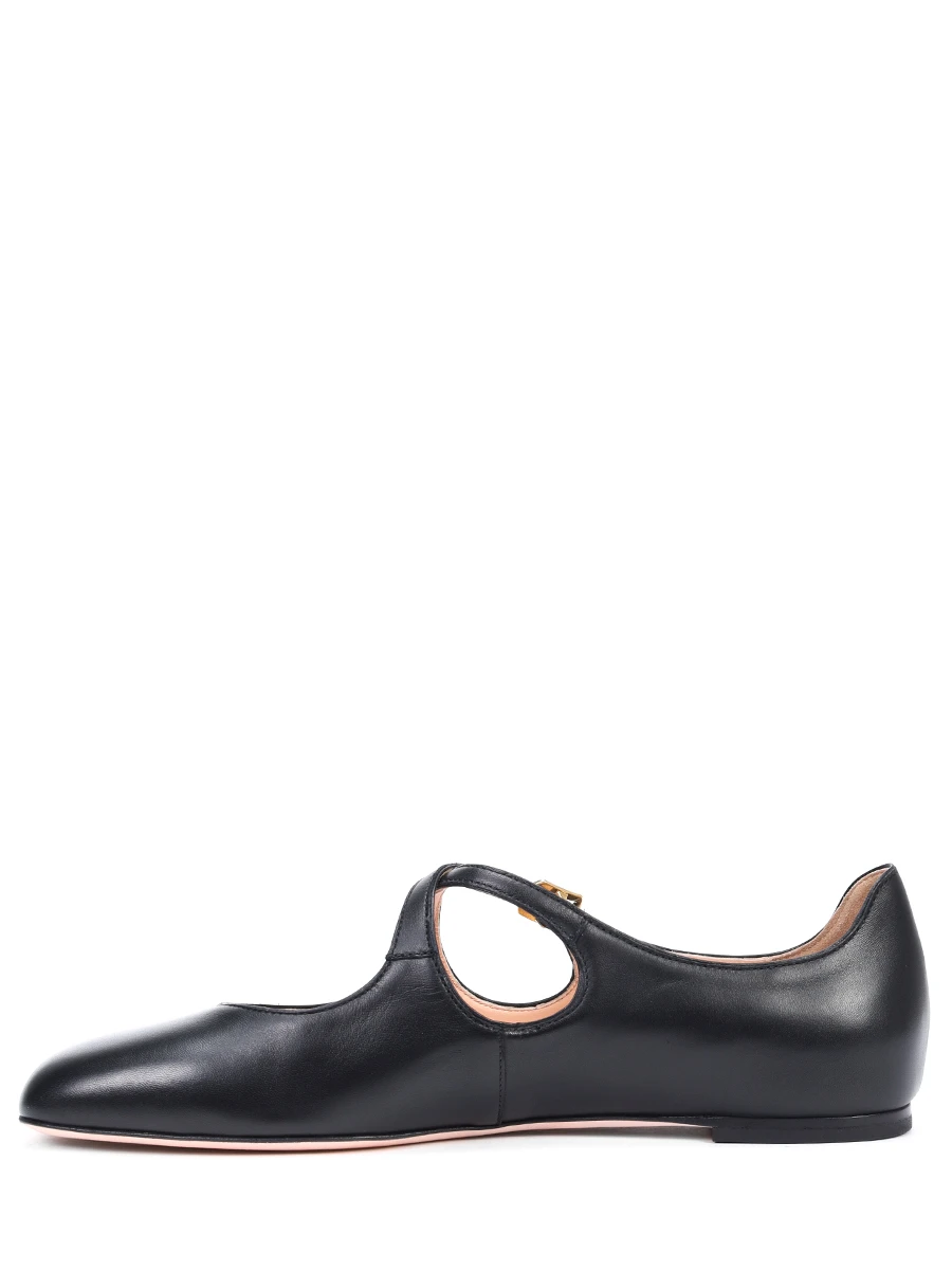 Балетки кожаные Beliska BALLY WA051B NA051 901 Черный  Фото 3
