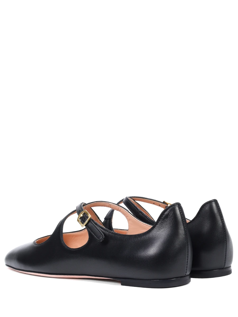 Балетки кожаные Beliska BALLY WA051B NA051 901 Черный  Фото 4
