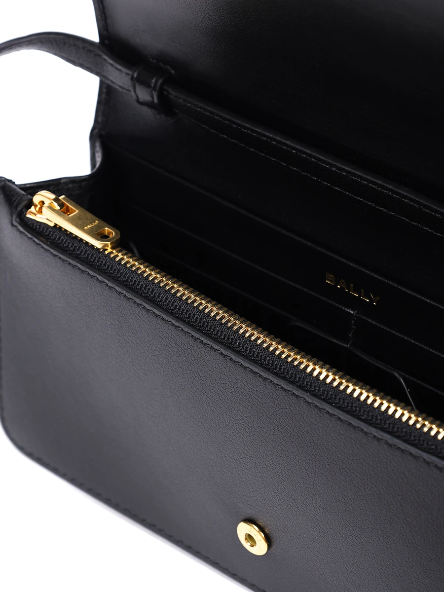 Кошелёк кожаный BALLY WLT00S VT769 U901 Черный  Фото 3