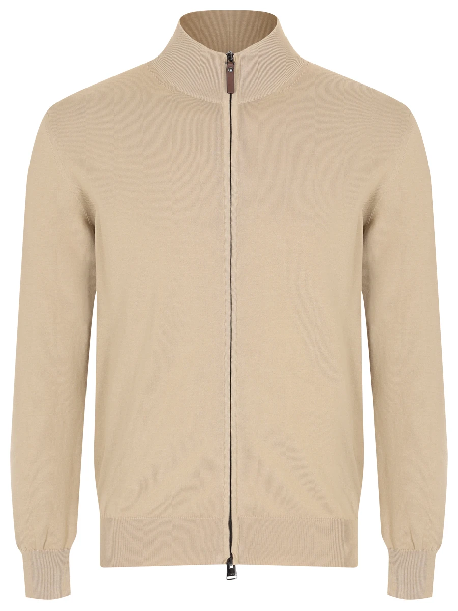 Кардиган хлопковый CANALI MK00145/C0022/714 Бежевый 