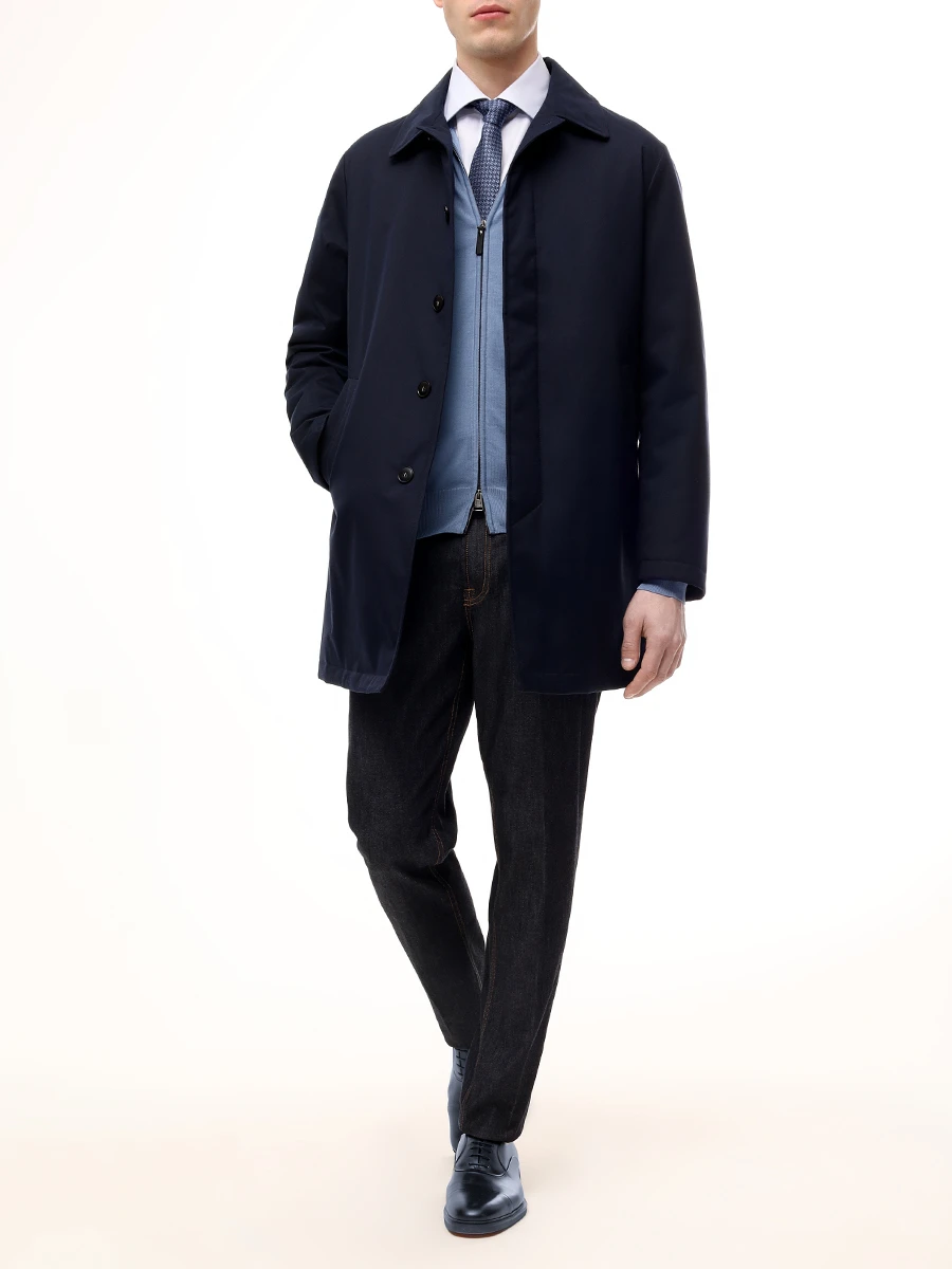 Кардиган хлопковый CANALI MK00145/C0022/420 Голубой  Фото 2