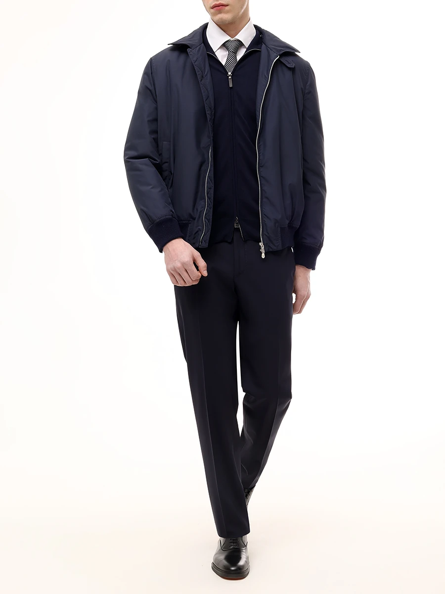 Кардиган хлопковый CANALI MK00145/C0022/300 Темно- Синий  Фото 2