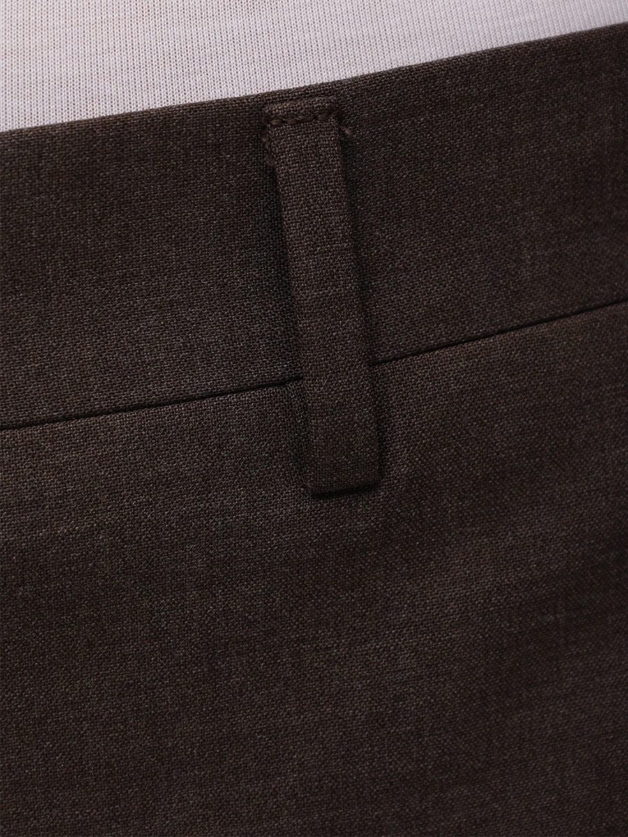 Брюки шерстяные CANALI EU00551/71019/503/6R Коричневый  Фото 6