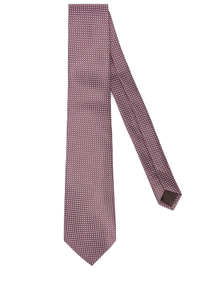 Галстук шелковый CANALI HJ04233/18/4 Розовый  Фото 2