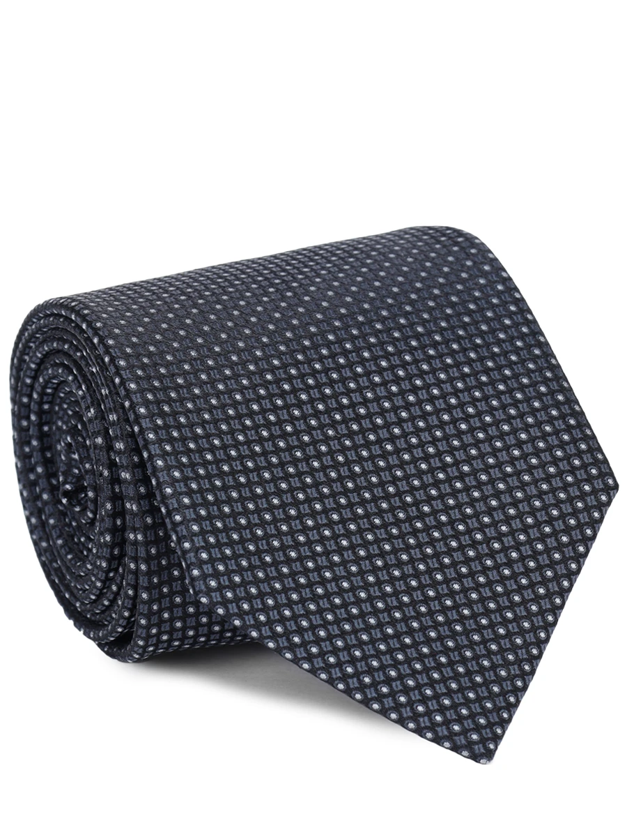 Галстук шелковый CANALI HJ04255/18/2 Темно- Серый 
