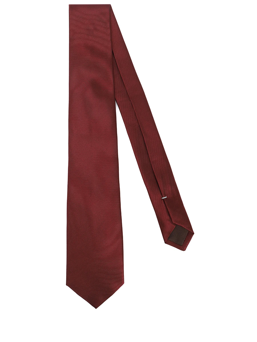 Галстук шелковый CANALI HJ04230/18/4 Красный  Фото 2