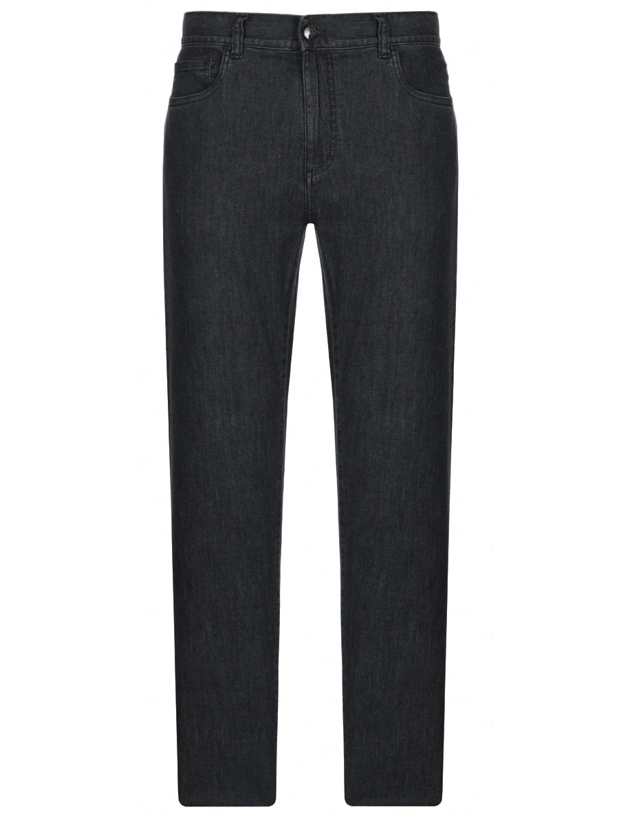Джинсы Regular Fit хлопковые CANALI PD00018/91719/111 Темно- Серый 