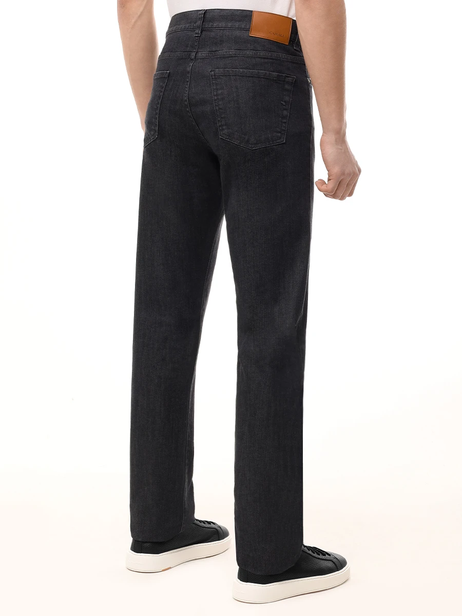Джинсы Regular Fit хлопковые CANALI PD00018/91719/111 Темно- Серый  Фото 3