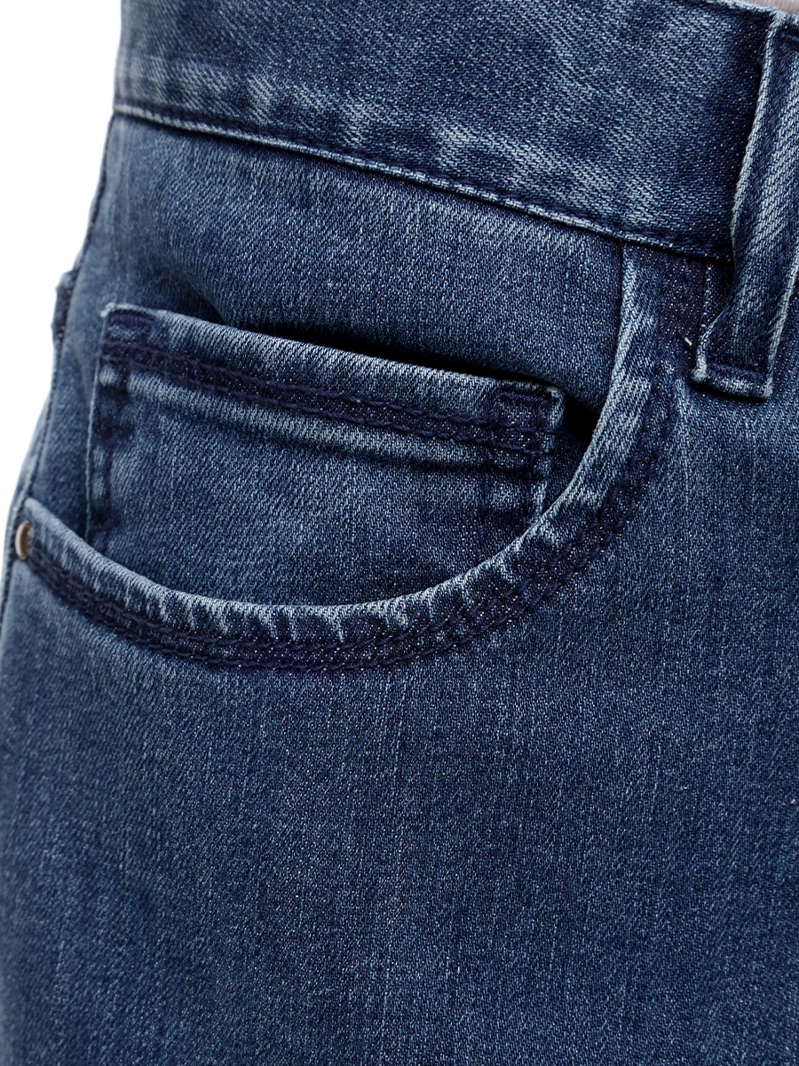 Джинсы Regular Fit хлопковые CANALI PD00018/91737/301 Голубой  Фото 6