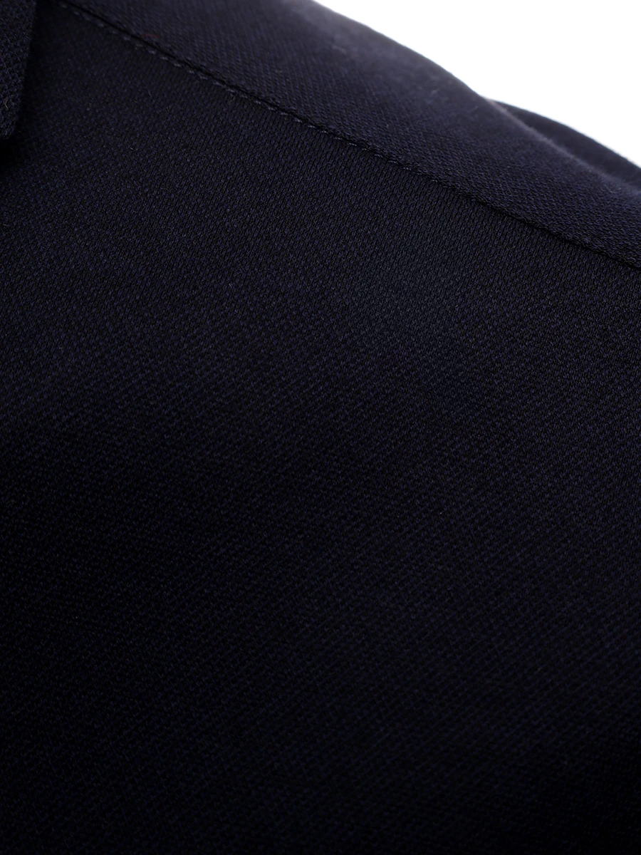 Рубашка Regular Fit из хлопка и лиоцелла CANALI GN03485/CSL7056/301 Темно- Синий  Фото 6