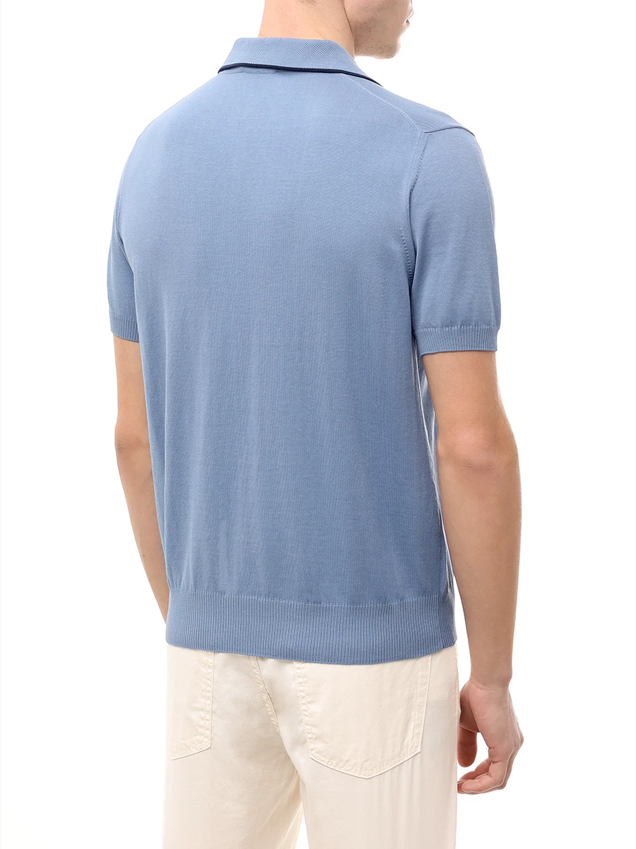 

Поло хлопковое, Голубой, MK02261/C1052/420