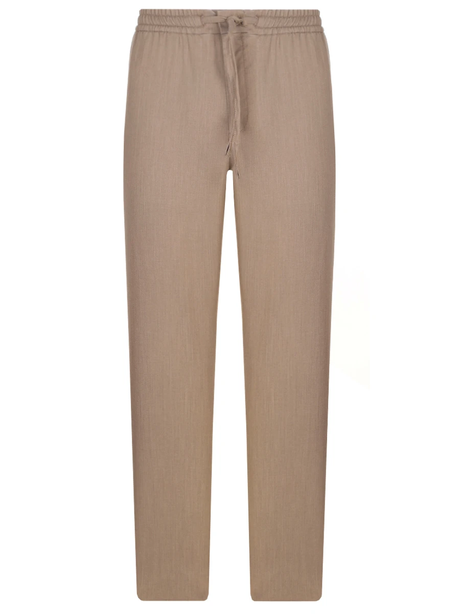 Брюки Regular Fit из лиоцелла CANALI AV04338/V7003/704/R Темно- Бежевый 