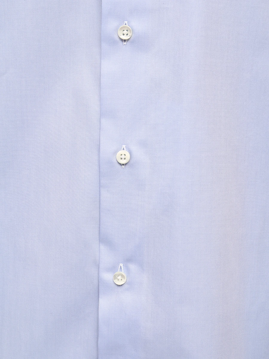 Рубашка Regular Fit хлопковая CANALI GR03299/NCL7018/301 Голубой  Фото 5