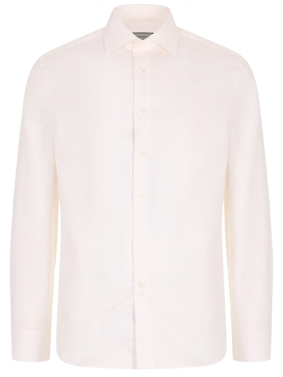 

Рубашка Slim Fit хлопковая, Кремовый, GR03441//NCLX018/701