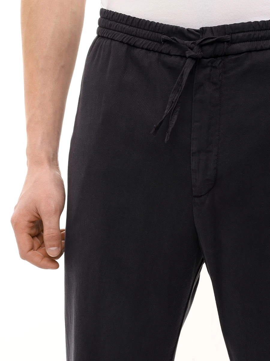 Брюки Regular Fit из лиоцелла CANALI PT01355/91695/306/R Темно- Синий  Фото 5