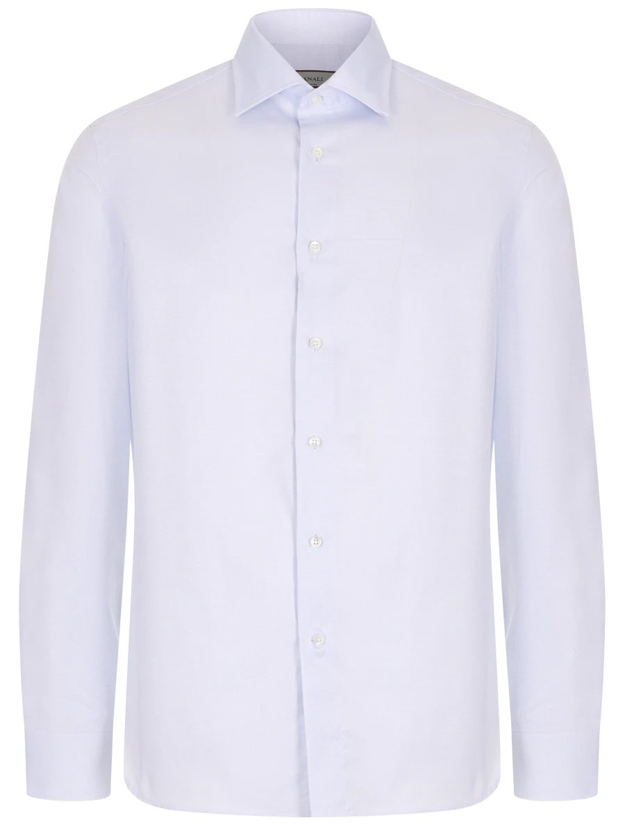 

Рубашка Slim Fit хлопковая, Голубой, GR03441/NCLX018/401
