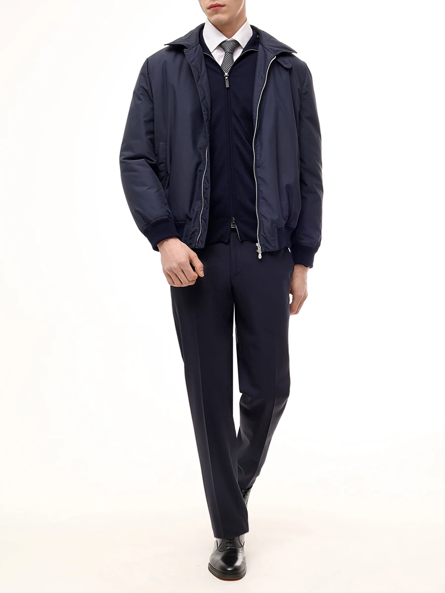Рубашка Slim Fit хлопковая CANALI GA03288/CCLX018/001 Белый  Фото 2