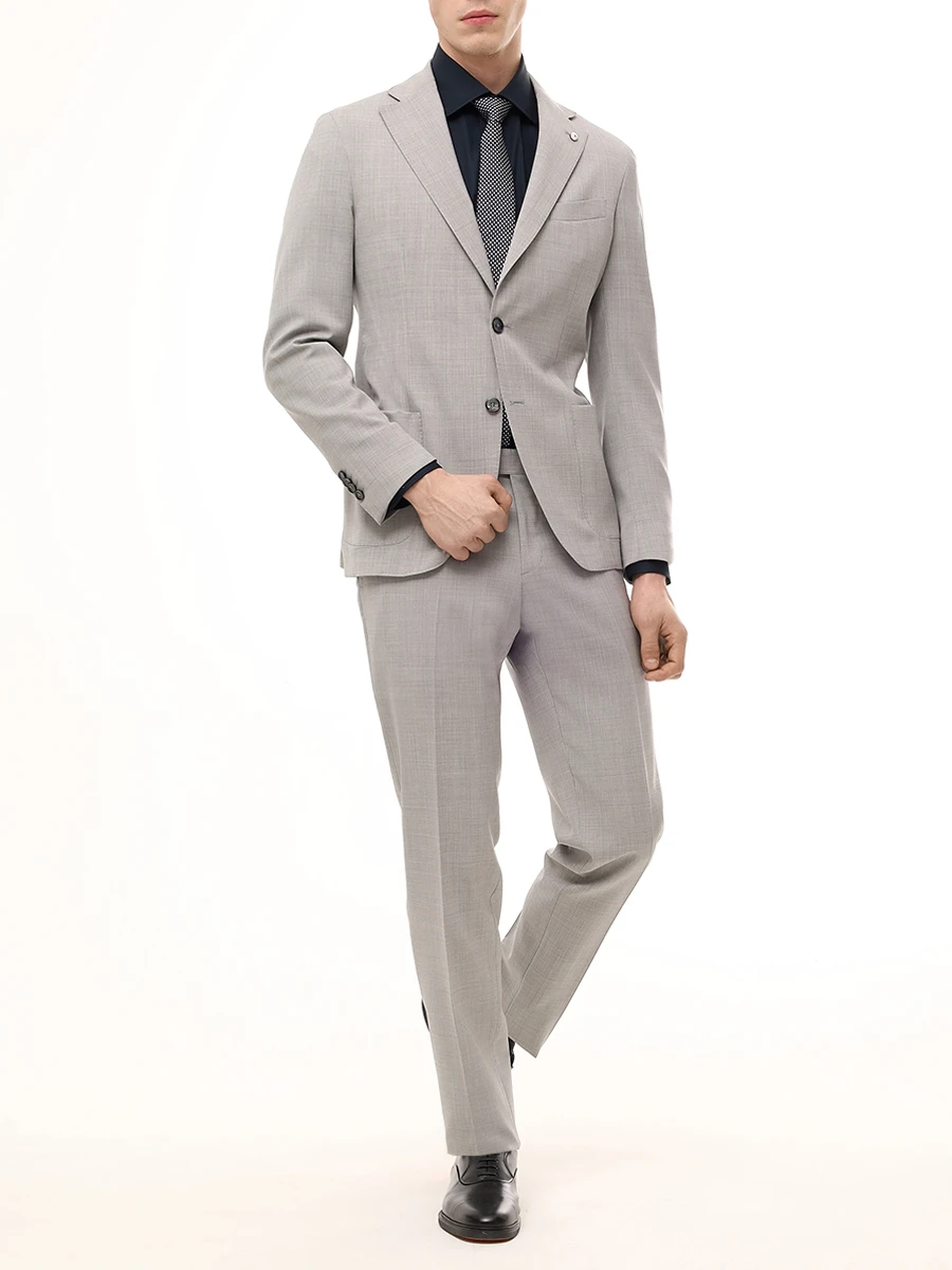 Рубашка Slim Fit хлопковая CANALI GA03288/CCLX018/302 Темно- Синий  Фото 2