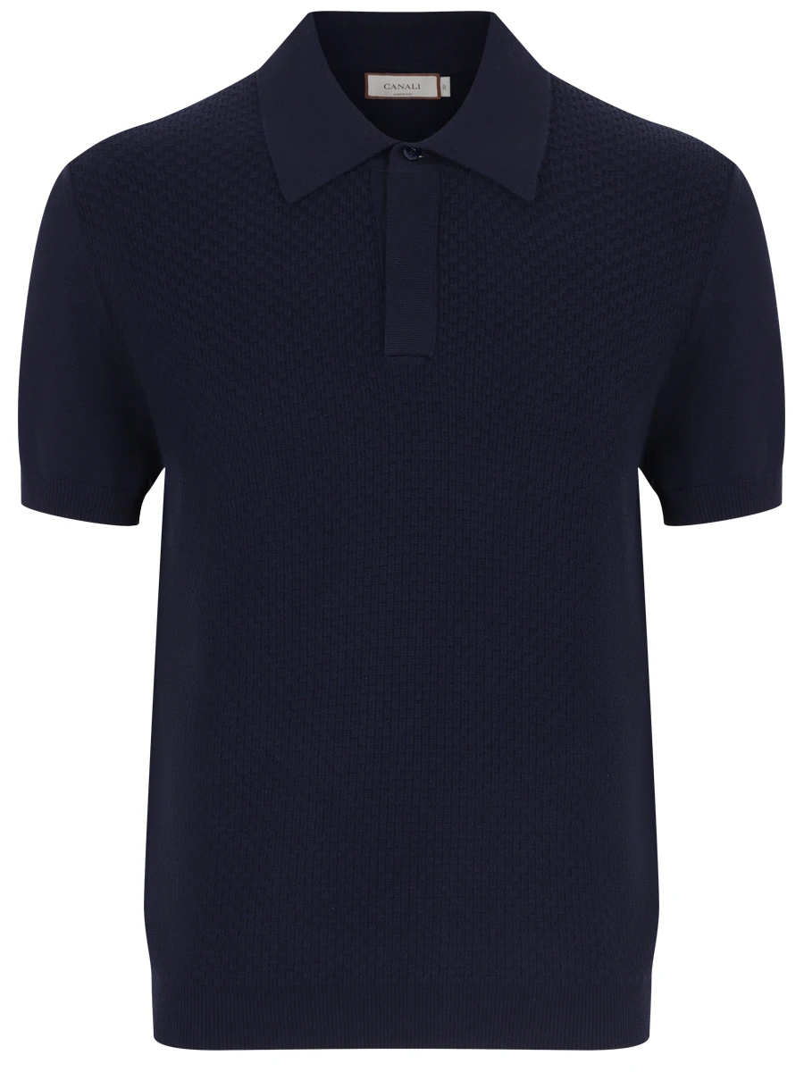 

Поло из хлопка и модала, Синий, MK02267/C1068/301 Темно-