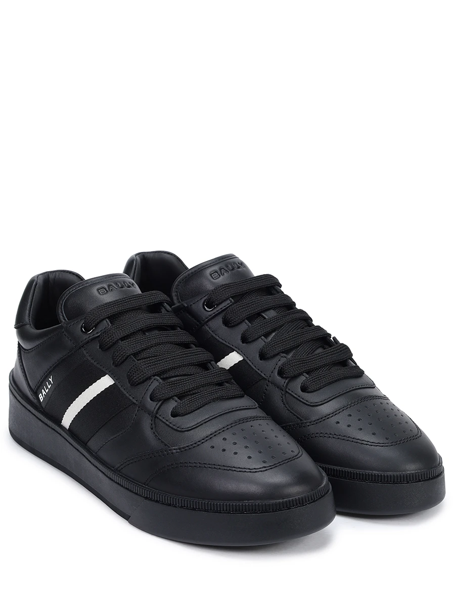 Кеды кожаные BALLY MSK08Y VT179 I9S1 E Черный  Фото 2