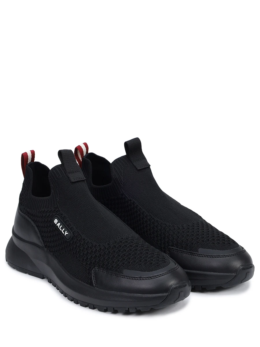 Кроссовки текстильные BALLY MSK09V TE032 I903 E Черный  Фото 2